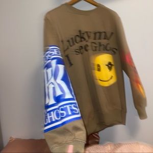 Lucky me I see ghosts sweater yeezy